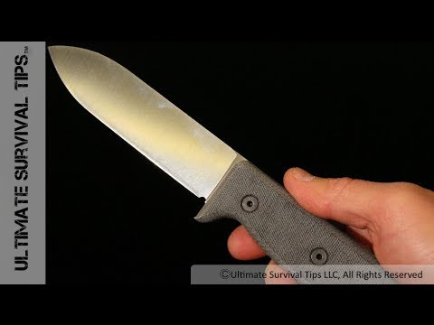 Shot - Made in the USA - the Elegant, Functional and Simple Black Bird SK5 Survival / Bushcraft Knife from OKC (Ontario Knife Company) has become a favorite knife o...