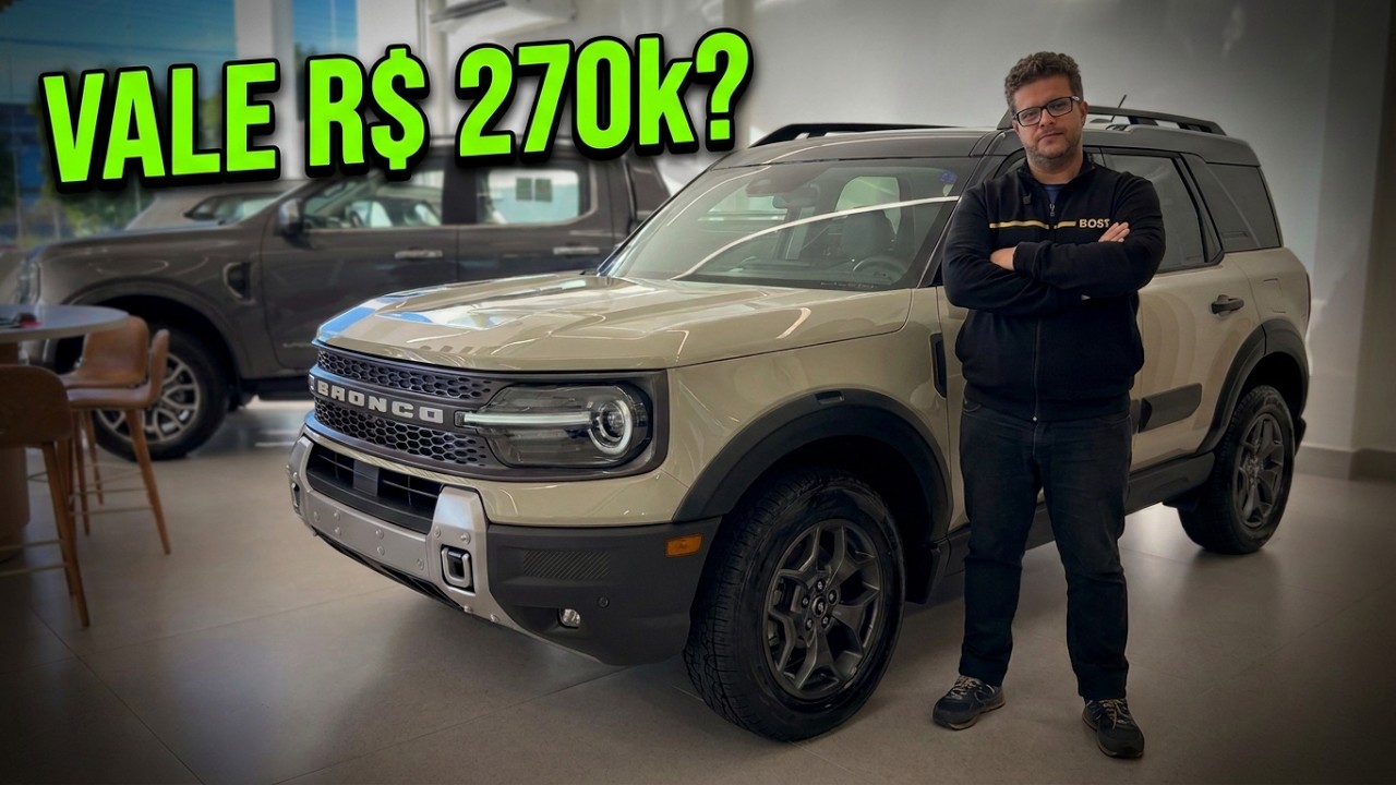 NOVO FORD BRONCO SPORT BADLANDS: SUV Raiz MESMO? Todos os Detalhes!