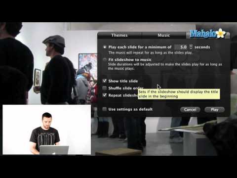 How to Make a Slideshow In iPhoto