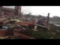 Family comes out of storm cellar after May 20th Tornado in Moore Oklahoma