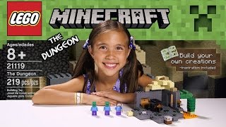 THE DUNGEON - LEGO MINECRAFT Set 21119 - Unboxing, Review, Time-Lapse Build