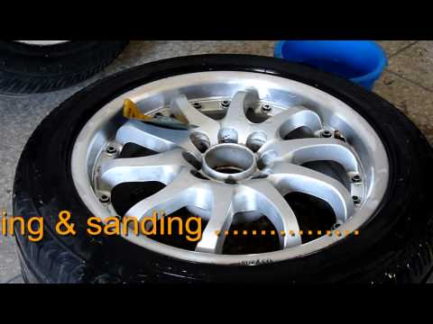 how to paint ur rims