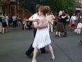 Mona Paris and Jack Gibney dance Tango at Kensington Mkt Mona Paris and Jack Gibney dance Tango at Kensington Mkt