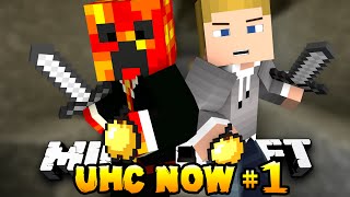 "EPIC START!" - UHC NOW! #1 (Season One) - w/ Preston&Kenny - Minecraft Ultra Hard Core