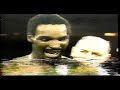 misc. clip of larry holmes singing with his band, and then sugar ray leonard and larry holmes doing commercials-sorry for the quality.