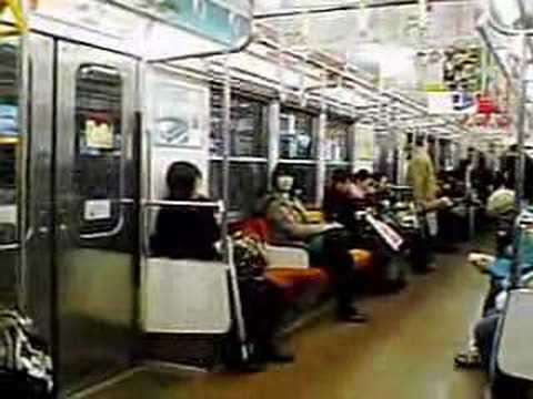 Train ride in Tokyo,Japan (Tokyu Ikegami Line)