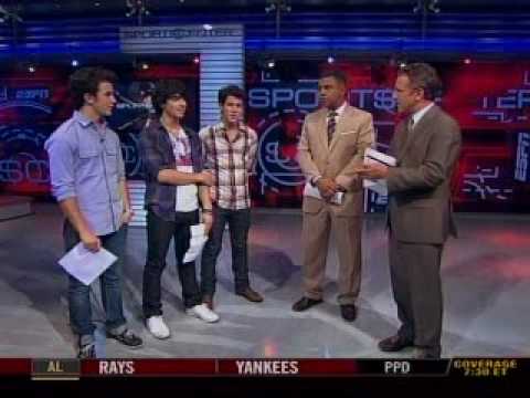 Jonas Brothers on Sports Center