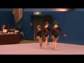 katie maisie and rebecca at the west midlands regional championships, from stafford acro
came in 1st place 
with megan liss and lauren 3rd also from stafford!