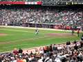 2010-05-21 | Larry throwing a rocket ~> Larry Mazzola Jr throwing the first pitch at the San Francisco Giants ball game on May 16, 2010, vs the Houston Astros. ... MVI 3874 ... ()