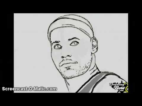how to draw lebron x