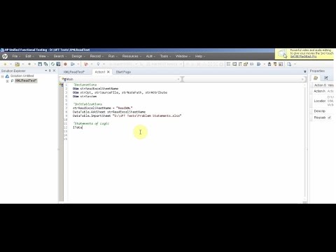 how to attach a file using qtp