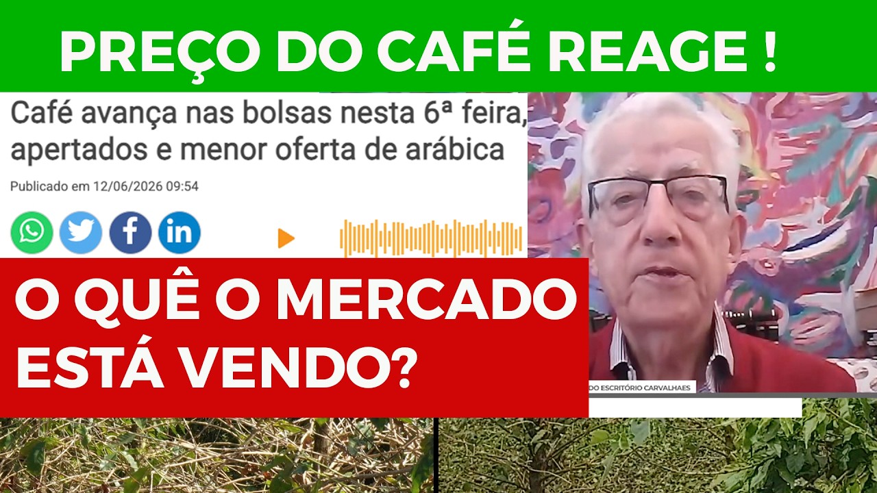 Será que o MERCADO está acordando para os ESTOQUES APERTADOS de CAFÉ no MUNDO? E 2027 ja tem pre....