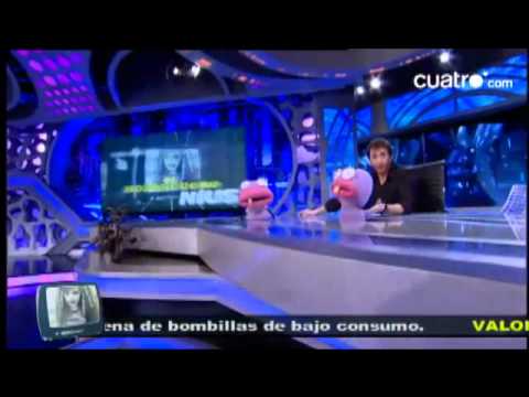 spanish tv - Adam Sandler and Jennifer Aniston went to a Spanish TV show called 'El Hormiguero'. I've translated what the presenter and the ants say, not Jennifer and Ada...
