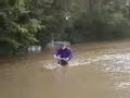 cycling in a lake?