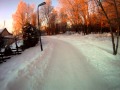 Cycling to work in winter (Oslo, Norway) - YouTube