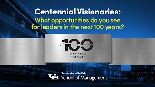 YouTube video School of Management alumni discussing the opportunities they see for leaders in the next 100 years.