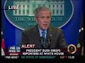 Sept 11 9-11 Bush refers to hijackers as \"19 kids\"