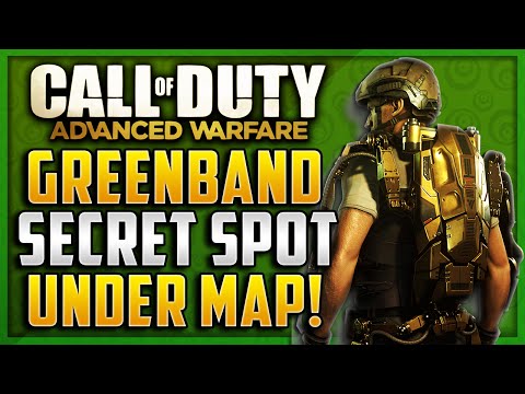 Advanced Warfare Glitches - Secret Spot Under The Map on Greenband!