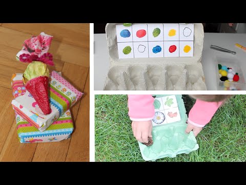 5 schnelle Bastelideen Eierkarton / UPCYCLING Eierkarton - egg-carton / Bastelideen / TäglichMama