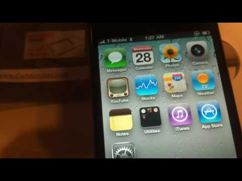 how to turn edge on iphone 4