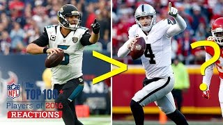 Is Blake Bortles Better Than Derek Carr? | Top 100 Players of 2016 Reaction | NFL Network by NFL Network