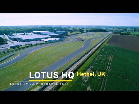 Lotus Evija development prototype on test at Hethel