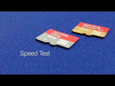how to test sd card speed android