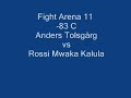 kamp 1-83 C Anders Tolsgårg vs Rossi Mwaka Kalula, Fight Are