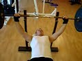Georg is pressing 90 kg