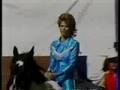 Markie Post Rides a Horse