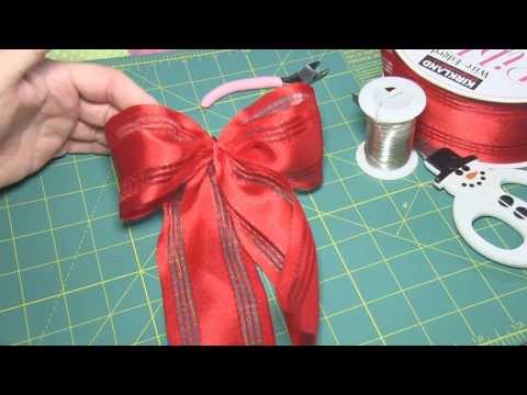 how to make xmas bows