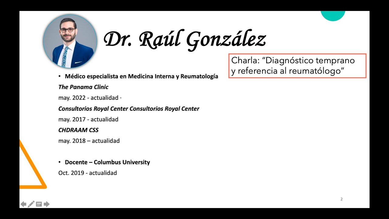 FORO: "Actualización en enfermedades reumáticas", Panamá, Julio 7, 2022