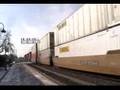 BNSF 7551 - westbound stack train - Berwyn, IL.