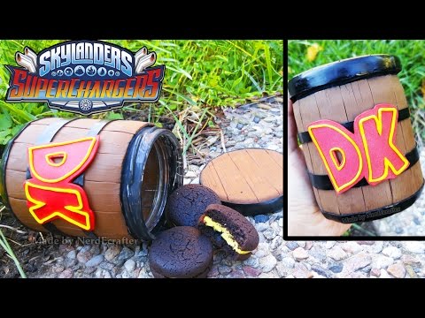HOW TO MAKE A DONKEY KONG BARREL COOKIE JAR Skylanders Superchargers