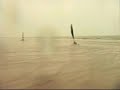 Blokarting in very wet conditions,Bucasia beach