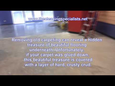 how to dissolve old carpet glue