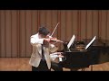 Ken Hamao plays Richard Strauss Violin Sonata (2)