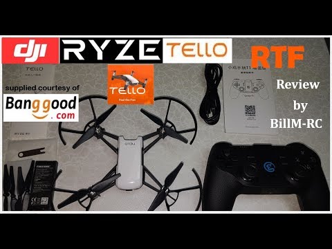 DJI Ryze Tello RTF review - includes how to connect remote controller
