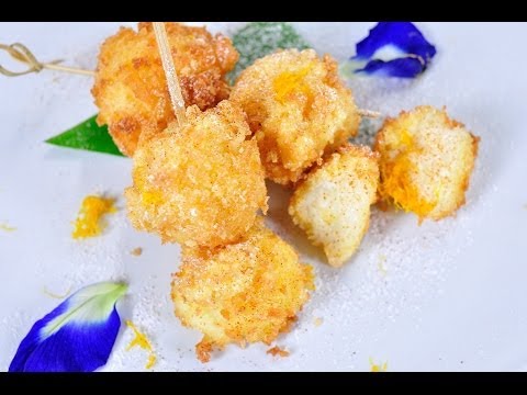 FoodTravelTVChannel - นมสดทอด Deep Fried Milk Ball ขนมตัวนี้มีที่มาจากสเปนสัญชาติยุโรปแท้...