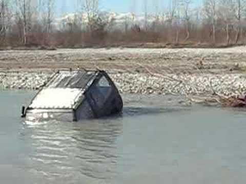 Extreme water crossing toyota 4x4
