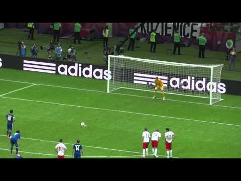EURO 2012 Opening match Poland Greece, Tytoń Saves Penalty, Tytoń Broni Rzut Karny