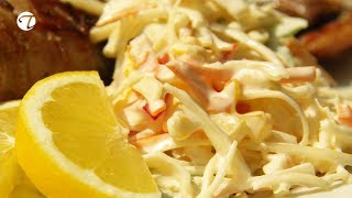 Bunter Weißkraut - Möhren - Paprika Salat | Joghurt Mayonnaise Dressing | Topfgucker-TV Bunter Weißkraut - Möhren - Paprika Salat | Joghurt Mayonnaise Dressing | Topfgucker-TV