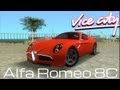 Alfa Romeo 8C Competizione TT Black Revel для GTA Vice City видео 1