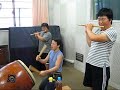 秩父屋台囃子篠笛練習2（2008.8.10.日）小槌会/Chichibu Shinobue