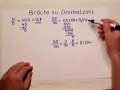 Bruch zu Dezimalzahl Teil 1 Bruch zu Dezimalzahl Teil 1