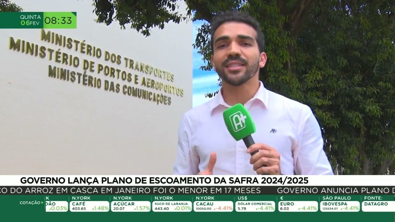 Governo lança Plano de Escoamento da Safra 2024/225