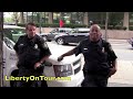 FIJA Activists Talk Some Sense to DHS Grunts