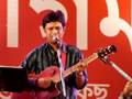 Rupankar singing 'Tomar Tane Sara Belar Gane'