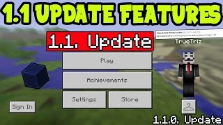 MCPE 1.1 UPDATE FEATURES! Minecraft Pocket Edition 1.1 UPDATE FEATURES CONFIRMED! (MCPE 1.1 UPDATE)