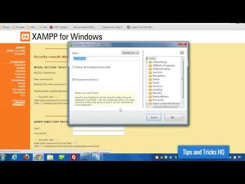 how to create a website using xampp and wordpress
